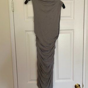 Gray Jersey Helmut Dress